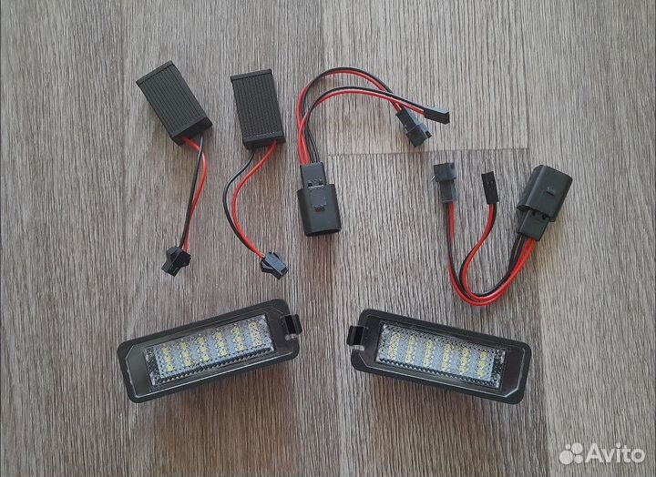 Подсветка номера vw passat golf passat cc