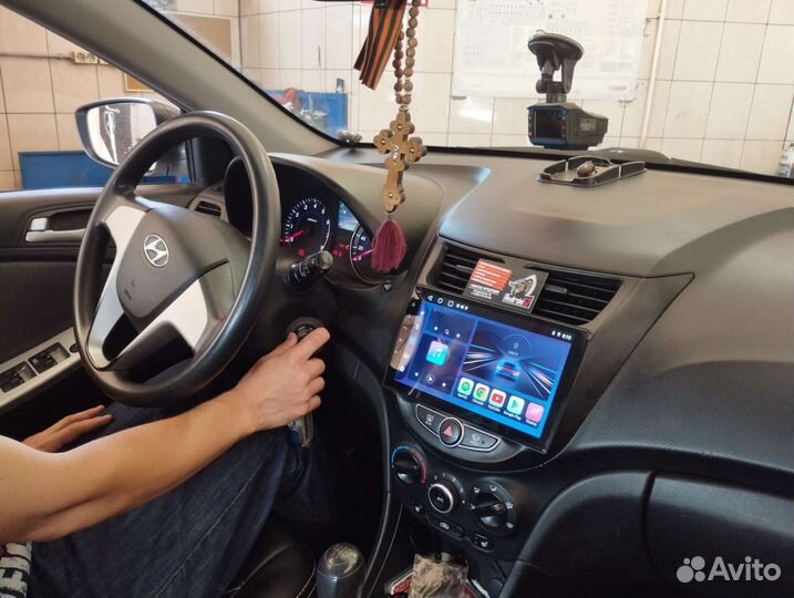 Магнитола Hyundai Solaris с навигацией