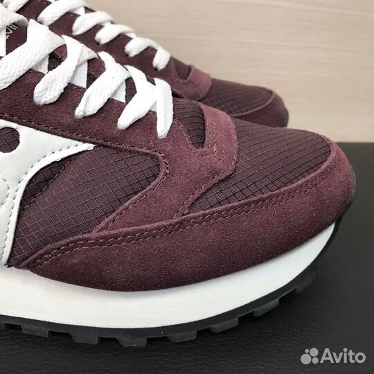 Кроссовки Saucony Jazz бордовые мужские