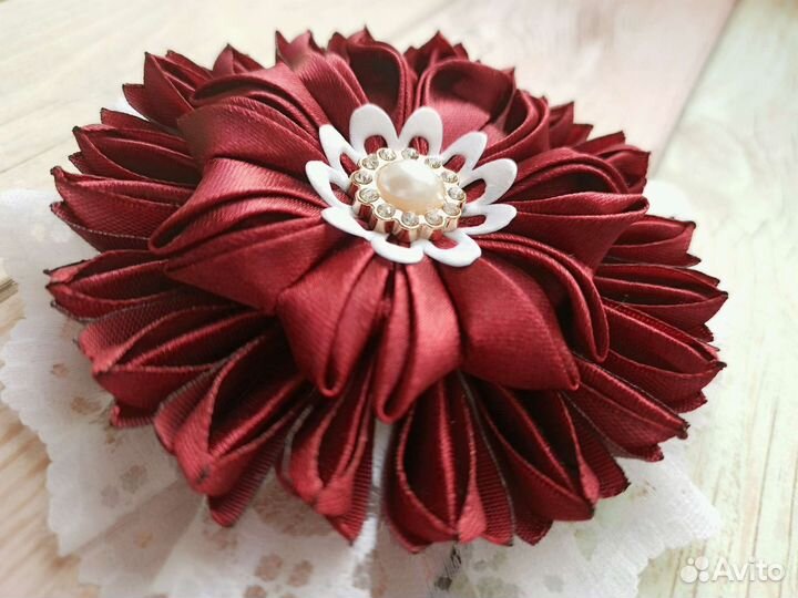 Большой бант для волос