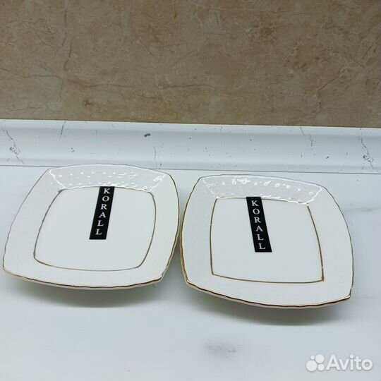 Блюдца 10 см, 2 шт