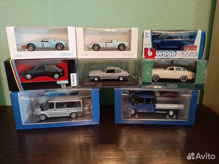 Модели Ford и Chevrolet 1/43