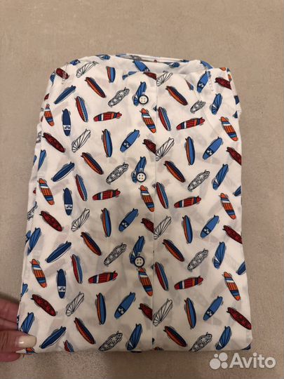 Рубашка henderson 44 короткий рукав новая