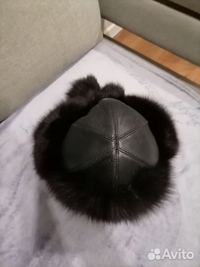Шапка ушанка женская натуральный мех