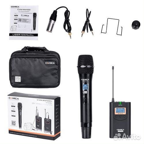 Беспроводной петличный микрофон CoMica CVM-WM100H