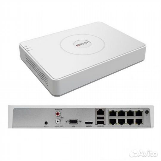 Новый DS-N208P(C) PoE Hiwatch