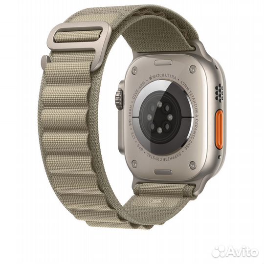 Ремешок Apple Watch Ultra 2 Olive Alpine Loop 2023
