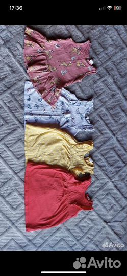 Пакет летних вещей на девочку 74-80