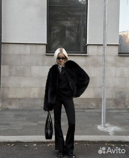 Шуба из искусственного меха