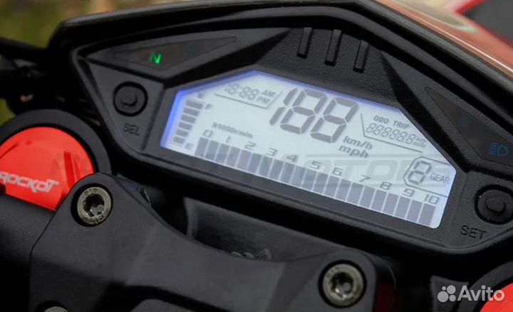 Мотоцикл rockot hound 250 LUX (красный, эптс)