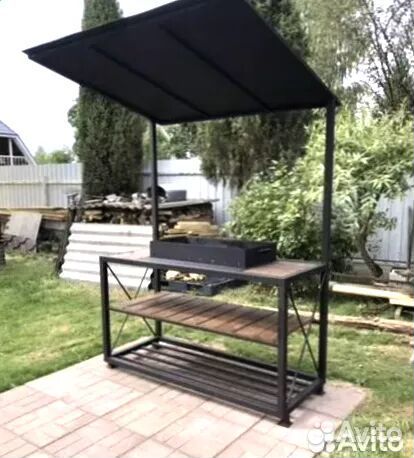 Мангал С крышей