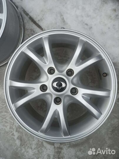 Литые диски r16 для Ssang Yong Kyron - 2 штуки
