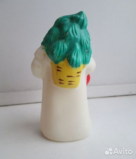 Дед мороз, h - 12 см,дутыш, родная краска, СССР