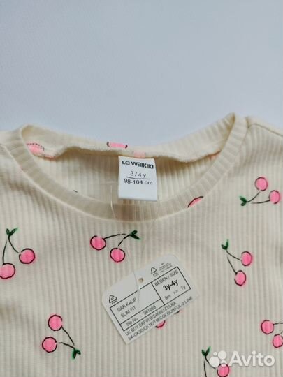 Лонг лонгслив кофта для девочки 98-104 116-122