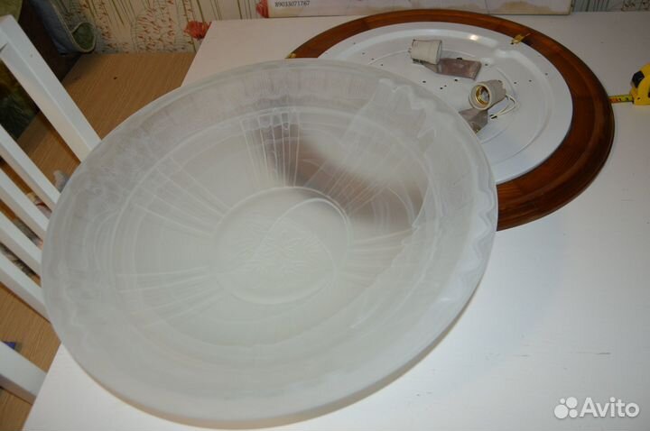 Плафон потолочный. Матовое стекло 50 см