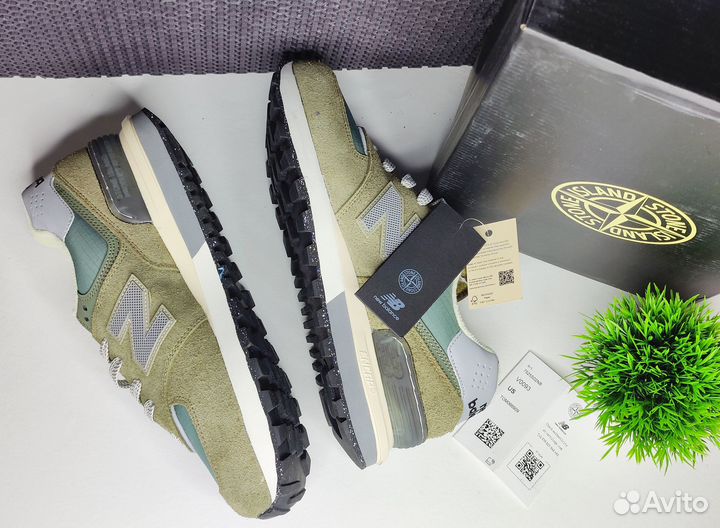 Кроссовки мужские Stone Island x New Balance 574