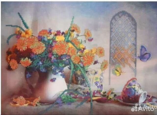 Канва с рисунком для бисера