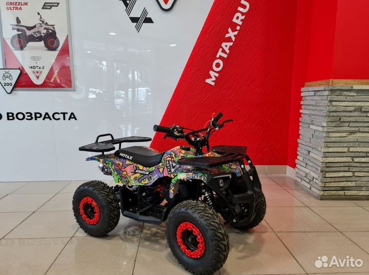 Детский квадроцикл Mini Grizlik X16 (PS, BW) motax