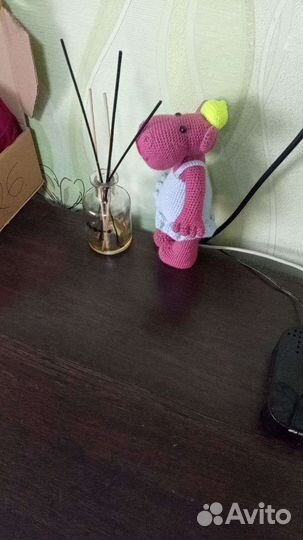 Бегемотик ручной работы