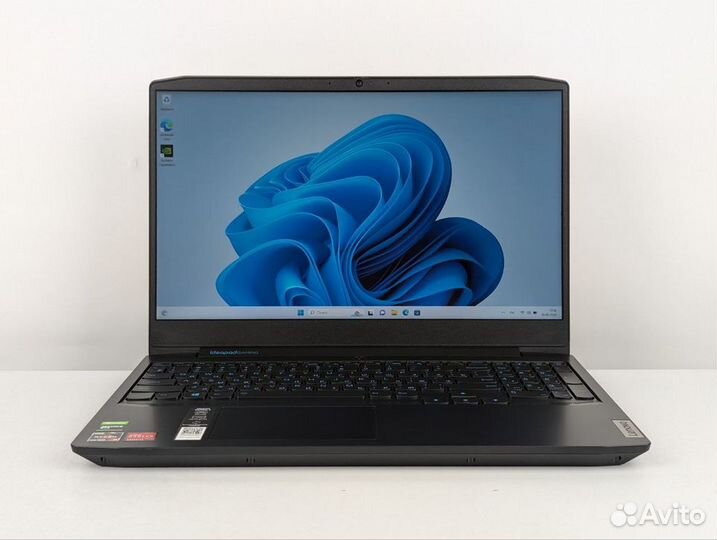 Игровой Lenovo 15 ryzen5 4600H GTX1650 16/8GB IPS