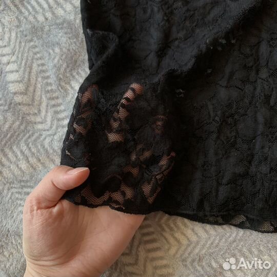 Шорты джинсовые, прозрачная блуза