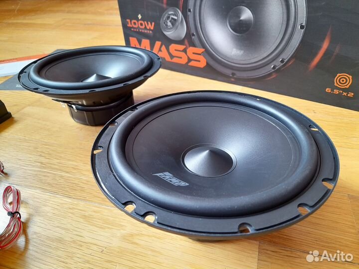 Автоакустика AMP mass 6.5: динамики + твитеры