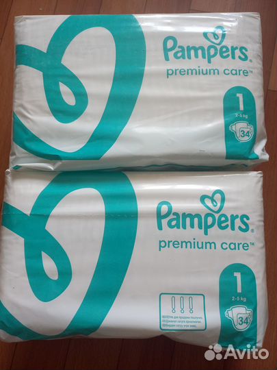 Подгузники Pampers Premium care