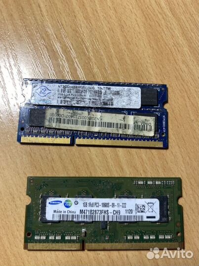 Оперативная память ддр 3 (для ноутбука)