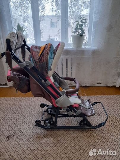 Детские санки коляска
