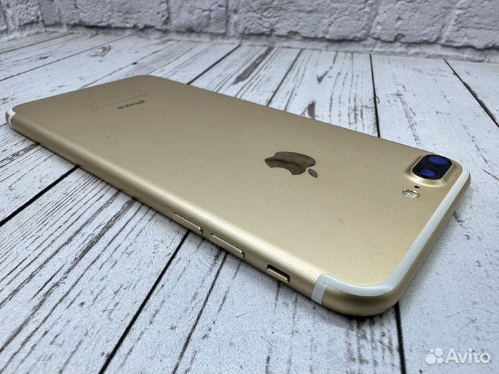 Корпус iPhone 7 plus Gold оригинал ростест идеал