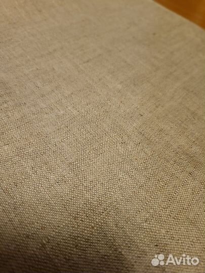 Льняная ткань СССР плотная новая 488 х 78 см отрез