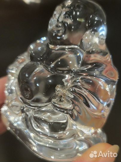 Статуэтка Хотей хрустальное стекло