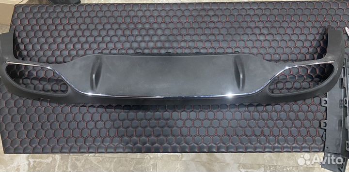 Юбка заднего бампера Mercedes w213