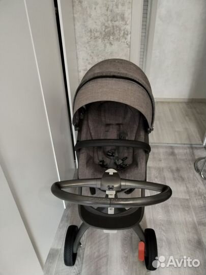 Коляска stokke xplory V5 2в1 Чёрный меланж