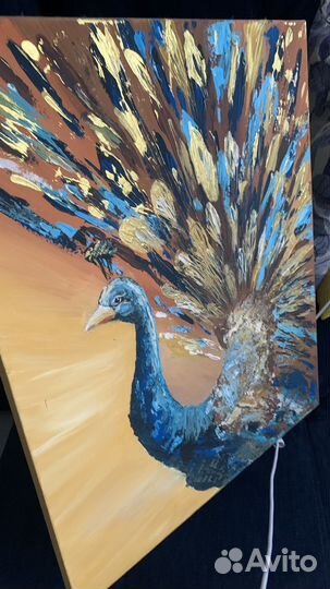 Картина павлин