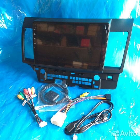 Штатная магнитола на mitsubishi lancer