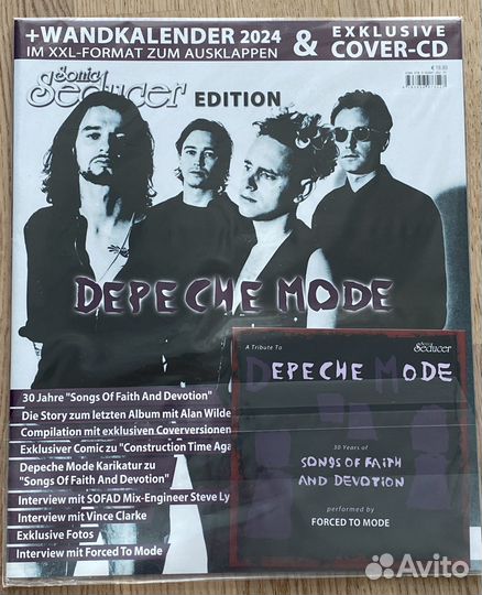 Depeche mode Sonic Seducer 2024 + календарь и CD