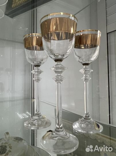 Фужеры бокалы богемия