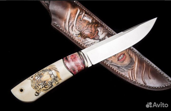Нож тигр из стали S390