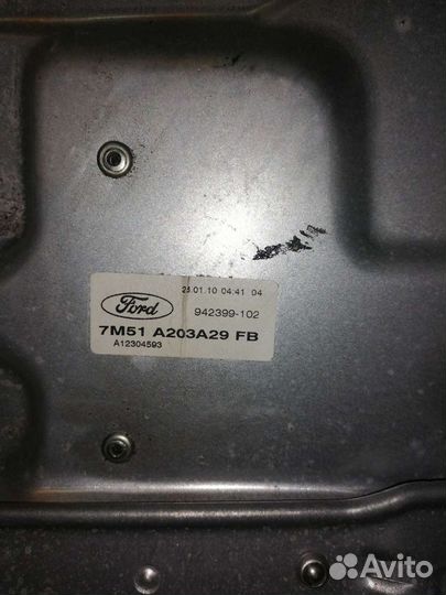 Стеклоподъемник ford focus 2