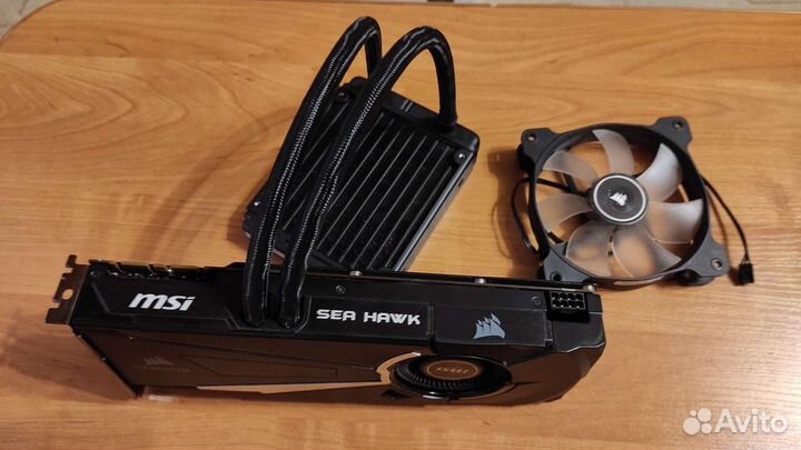 Видеокарта MSI GeForce GTX 1080 SEA hawk