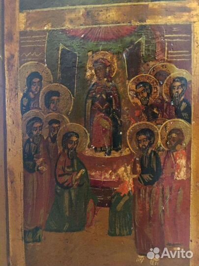 Храмовая икона Двунадесятые 85*61*4см.золото