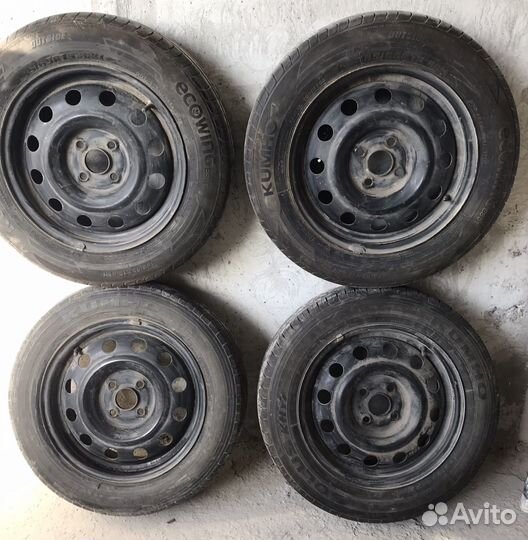 Штампованные диски r15 на hyundai solaris,kia rio