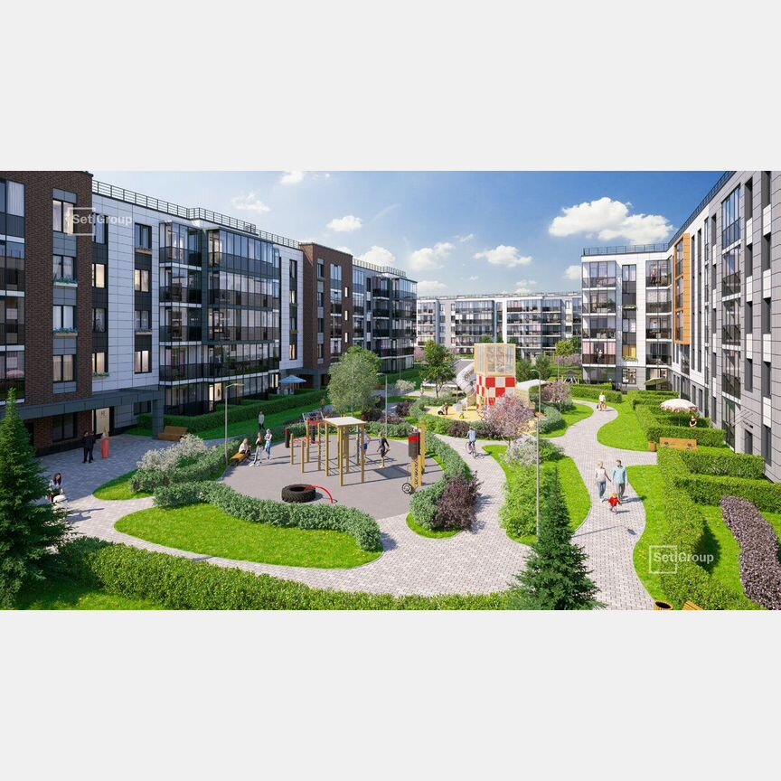 1-к. квартира, 37,6 м², 2/5 эт.