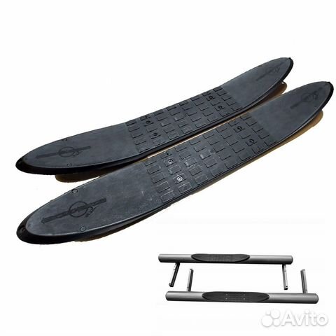 Накладка проступь защиты порогов нива 2шт клетка