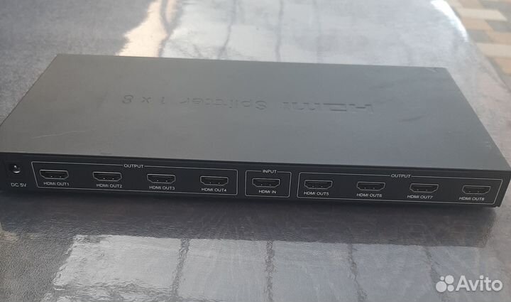 Разветвитель hdmi 18 сплиттер 1х8 Б/У