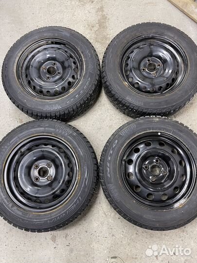 Комплект зимних колёс r15 185/65 4шт