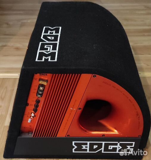 Сабвуфер автомобильный edge, активный, 900Вт