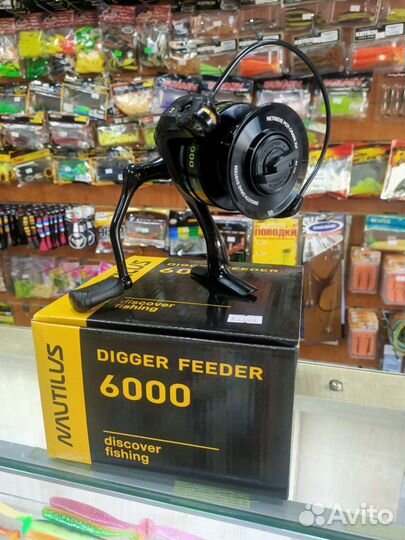 Nautilus digger Feeder 6000 фидерная катушка