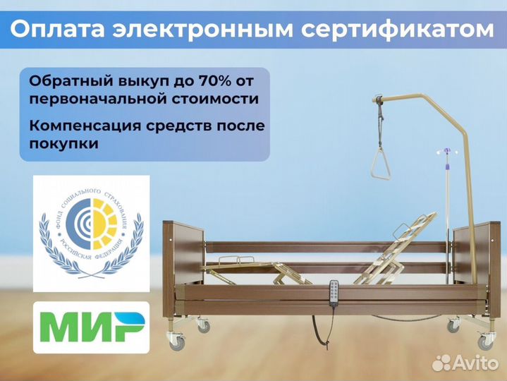 Медицинская кровать для лежачих больных